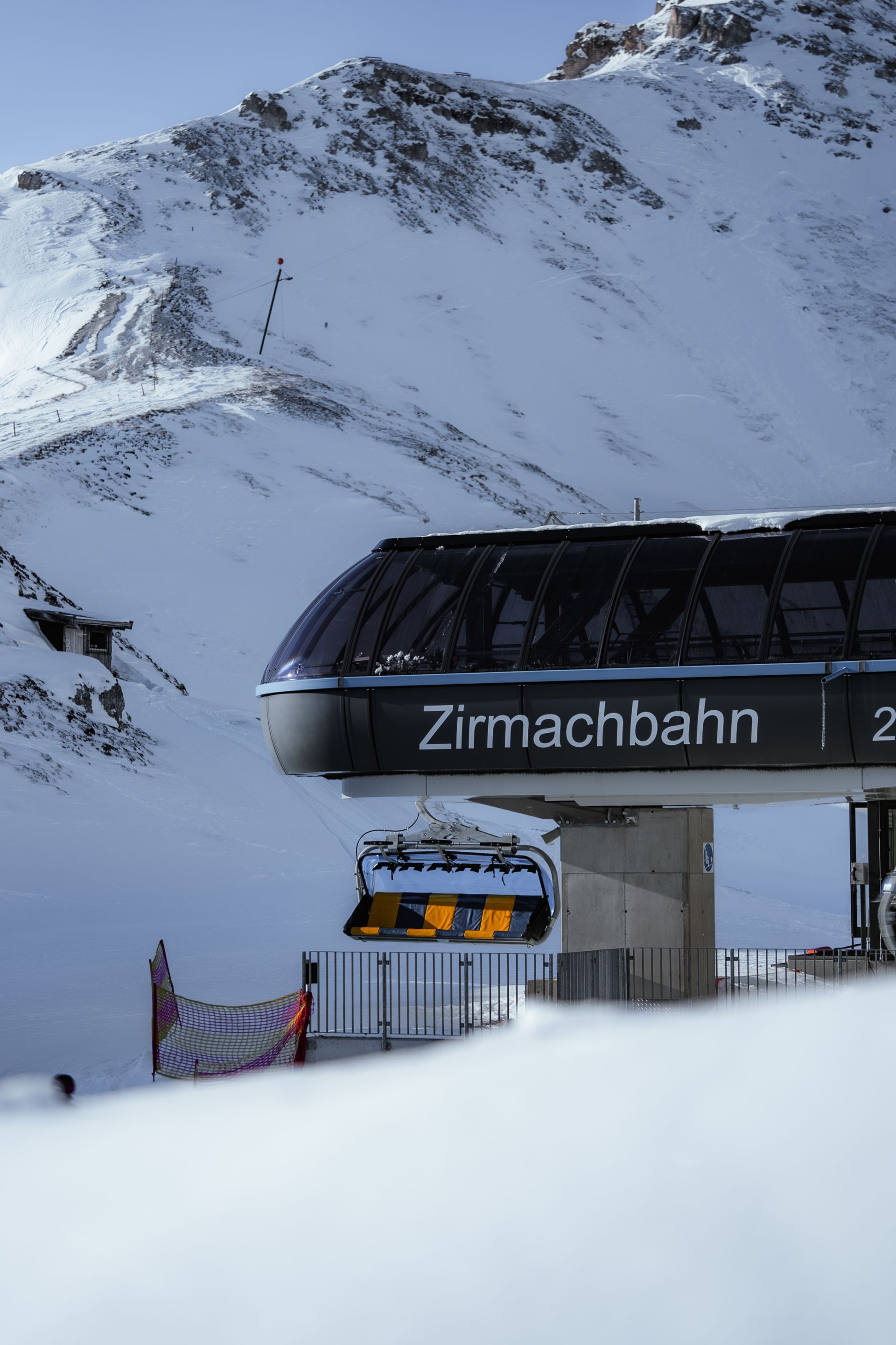 Blick auf die Zirmachbahn.